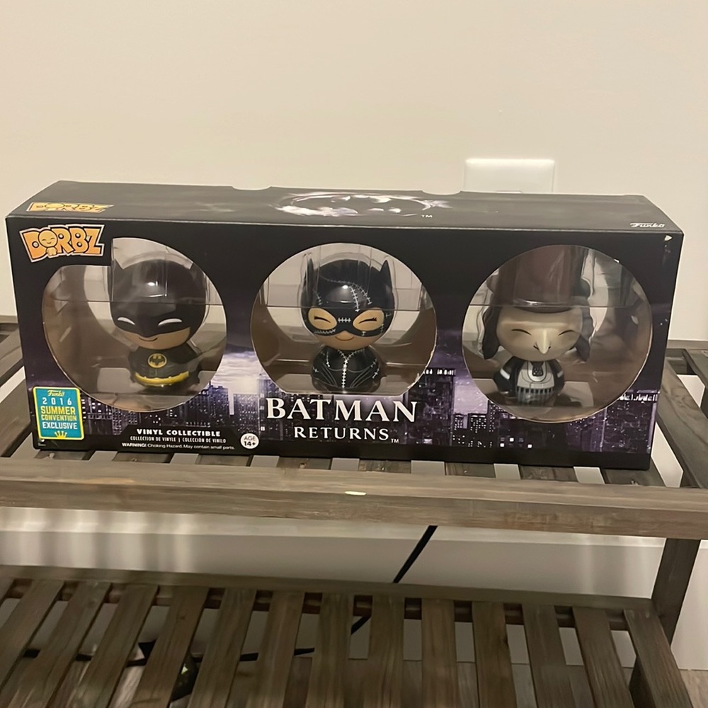 Dorbz Funko Pop Vinyl Batman Returns Set 2016 Summer Convention Exclusive